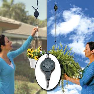 Easy Reach Plant Pulley Lifter As Seen On TV Hanger Stand Retractable 