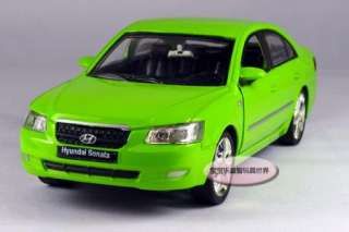   Sonata 1:32 Alloy Diecast Model Car With Sound&Light Green B402  