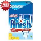 finish 78234 electrosol automatic dishwasher detergent lemon scent 