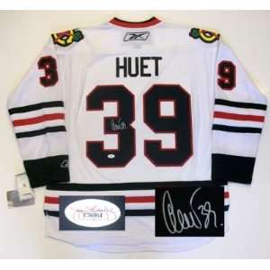 Cristobal Huet Signed Uniform   2010 Cup Jsa   Autographed NHL Jerseys