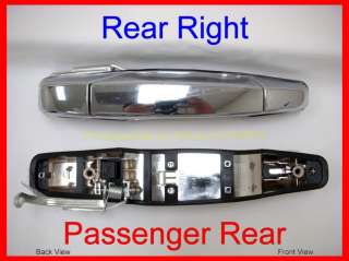 Rear Right   Chrome Exterior Outer Outside Door Handle  