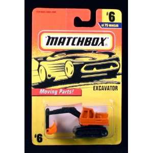  EXCAVATOR * With Moving Parts * MATCHBOX 1997 Basic Die 