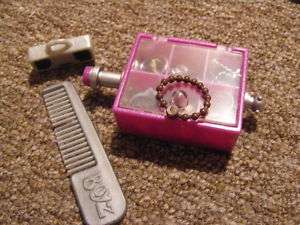 barbie Bratz Jewelry with case doll accessories toys  