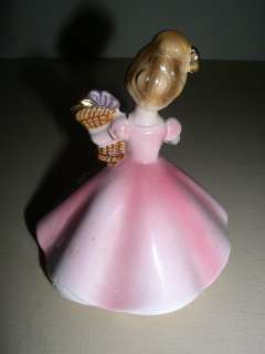 Vintage Josef Originals Birthstone Doll September Sapphire Figurine, 4 