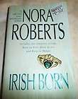 Irish Born by Nora Roberts paperback book used condition