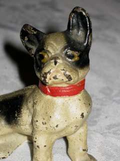   CAST IRON PAPERWEIGHT FRENCH BULL DOG ART PAPER HOME TOY WEIGHT  
