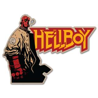 Hellboy comic car bumper sticker decal 5 x 4  