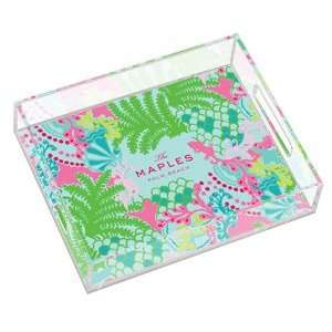  Lilly Pulitzer Personalized Small Tray   Checking In