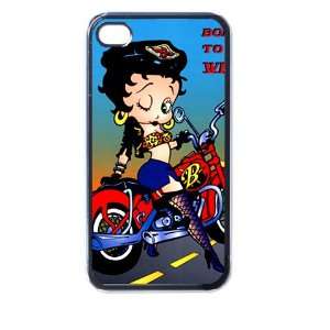  betty boop ve14 iphone case for iphone 4 and 4s black 