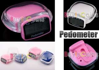 LCD Pedometer Walking Step Distance Calorie Counter  