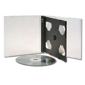  CD Cases Jewel Case Double for 2 Discs with black Tray 