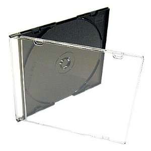   Black Slim Line Standard Size CD Jewel Case for CD or DVD Electronics