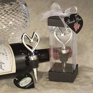 Bottle Stopper Favors 4 1/2 x 1 3/4, Vineyard Collection? heart 