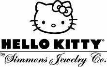   Hello Kitty White Sapphire, Diamond And Pink Enamel Bow Necklace, 18