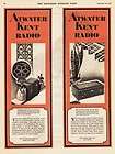 1928 AD Atwater Kent radio and speakers Model 44 electric  art 