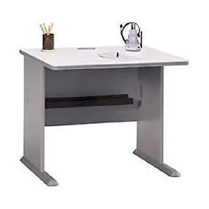  36 Inch Desk In Pewter   Modular Office Furniture