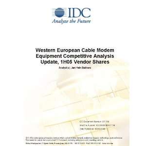 Western European Cable Modem Equipment Competitive Analysis Update 