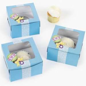 Baby Boy Shower Cupcake Boxes   Candy &: Grocery & Gourmet Food