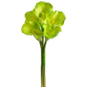  21 Calla Lily Bouquet x5 Green (Pack of 6): Home & Kitchen