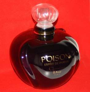 Large Perfume Factice Bottle   Christian Dior Poison   11 1/2 Tall 