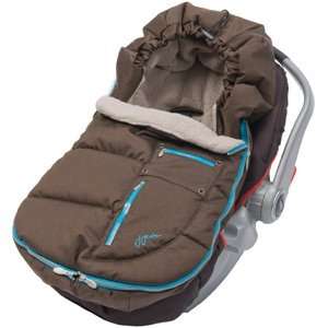   Infant Cocoa Lagoon Brown Blue Car Seat, Stroller and Jogger Sack