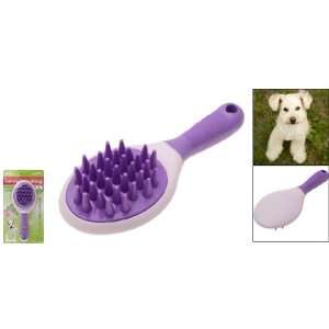 Como Purple Cat Dog Pet Massage Shower Cleaning Bath Brush 