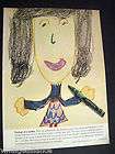 60s kids image childs art picture of mother for crayola