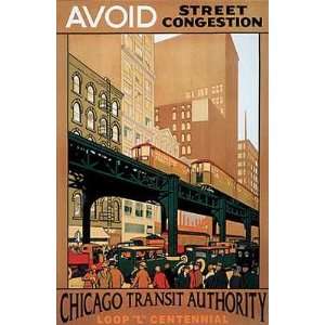  Chicago Transit Authority by Arthur Johnson. Size 24 