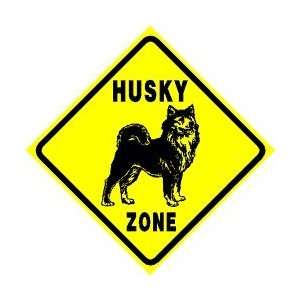    HUSKY ZONE dog pet sled arctic snow new sign