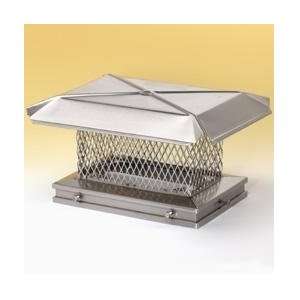 Chimney 13306 Gelco Stainless Chimney Cap   .625 Inch Small Mesh   8 