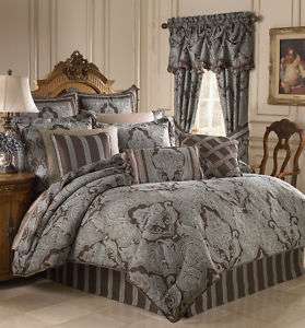 ROYALTON 11 pc KING comforter set w/sheet by CROSCILL  