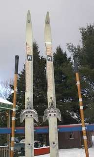 KIDS Cross Country 57 Skis 3 pin 150 cm +Poles Waxless  
