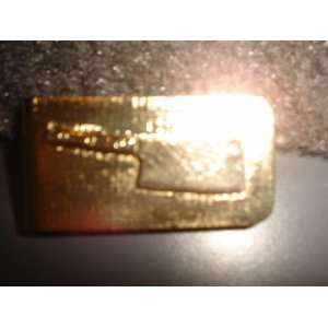 MEAT CLEAVER GOLD COLORED MONEY CLIP