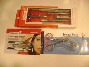 NEW PROFESSIONAL eye lash curler+bio Swiss MANICURE/PEDICURE KIT 