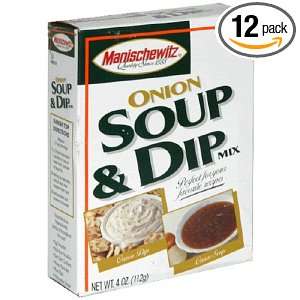 Manishevitz Soup Dip Mix Onion 4 Ounce Grocery & Gourmet Food