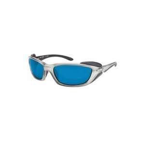  Costa Del Mar Man o War Sunglasses Silver/Polarized Blue 
