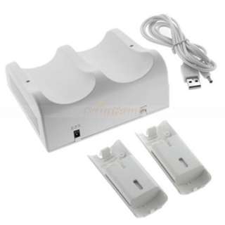 Remote Charger Dock Station + 2 * Silicone Set For Wii  