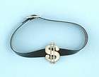 Big Daddy Hot Mama Dollar Sign Necklace Choker Costume Accessory