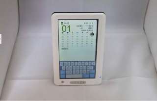 INCH Touch Screen 4GB EBOOK READER MP5  MUSIC VIDEO PLAYER White 