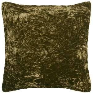  Crushed Velvet Pillow, Loden 20x20