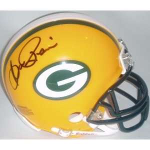 Andre Rison Signed Packers Riddell Replica Mini Helmet