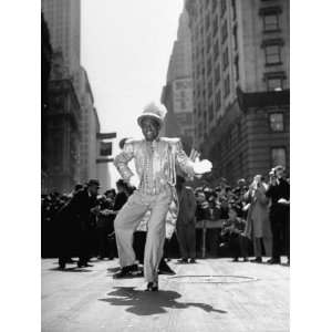  Dancer Bill Robinson Performing in Street for Cancer Drive 