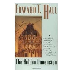  The Hidden Dimension Edward T. Hall Books