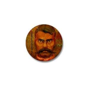  Emiliano Zapata Mexican Revolution Military Mini Button by 