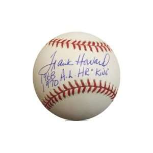 Frank Howard HR King Autographed Baseball  Sports 