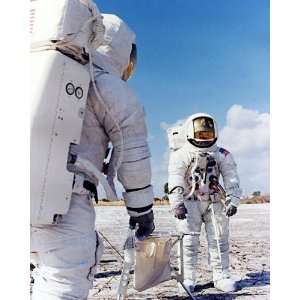  Astronauts Fred Haise, Jim Lovell Apollo 13 8x10 Silver 