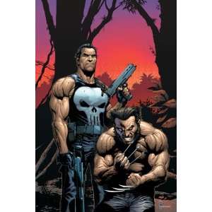   Cover Wolverine and Punisher by Gary Frank, 48x72