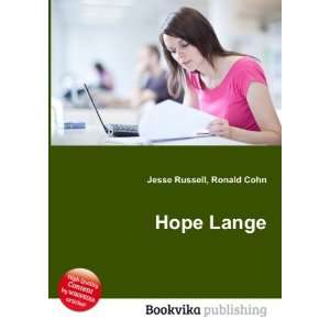  Hope Lange: Ronald Cohn Jesse Russell: Books