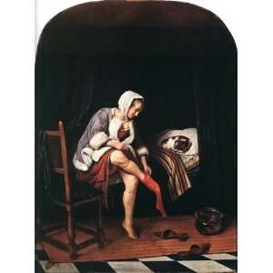     Jan Steen   24 x 32 inches   The Morning Toilet 1
