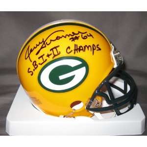 Jerry Kramer Green Bay Packers NFL Hand Signed Mini Football Helmet 
